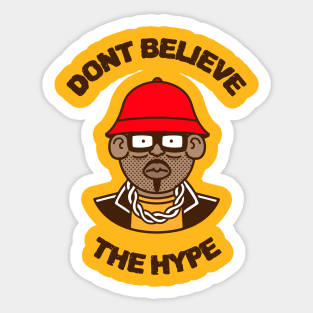 Old School 90's Hip Hop Emcee Sticker